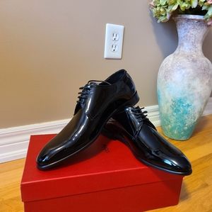 Mens C-Dresspat Patent Leather Lace Up Derby